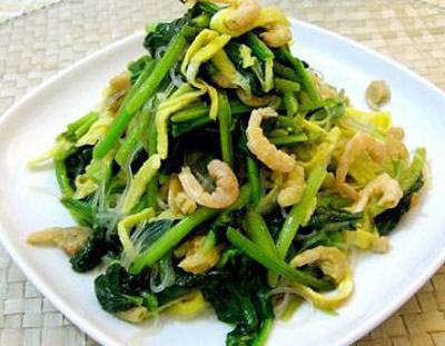 虾皮拌菠菜 虾皮拌菠菜