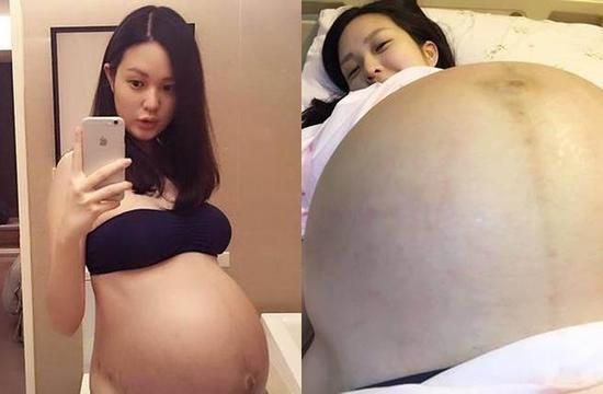 吴品萱孕照肚子惊人 吴品萱孕照肚子惊人