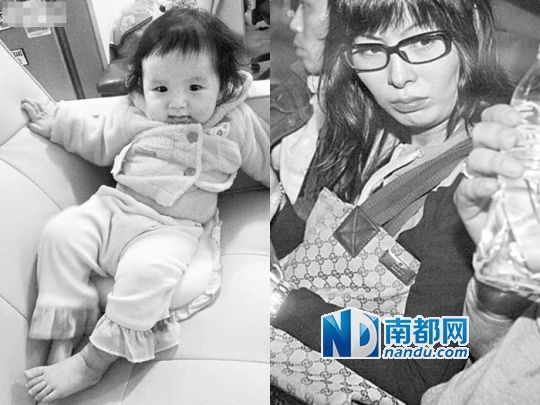 女婴俞凯晴(下)死亡,其母吴天恩(右)谎称被操“普通话”口音女子掳拐。 女婴俞凯晴(下)死亡,其母吴天恩(右)谎称被操“普通话”口音女子掳拐。