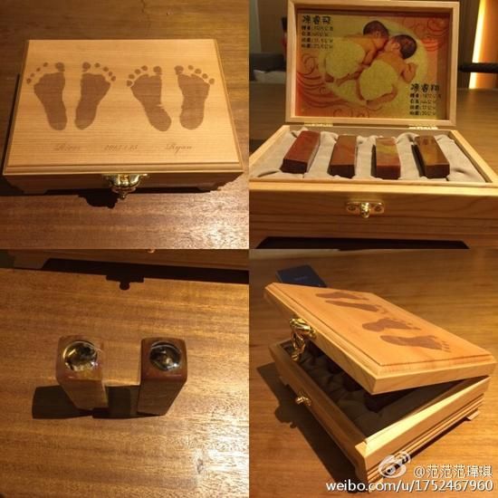 范玮琪用儿子脐带做的印章 范玮琪用儿子脐带做的印章