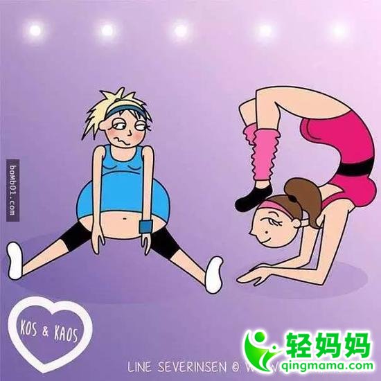24张插画还原女人怀孕时的心路历程,【你是笑着看还是哭着看?】 24张插画还原女人怀孕时的心路历程