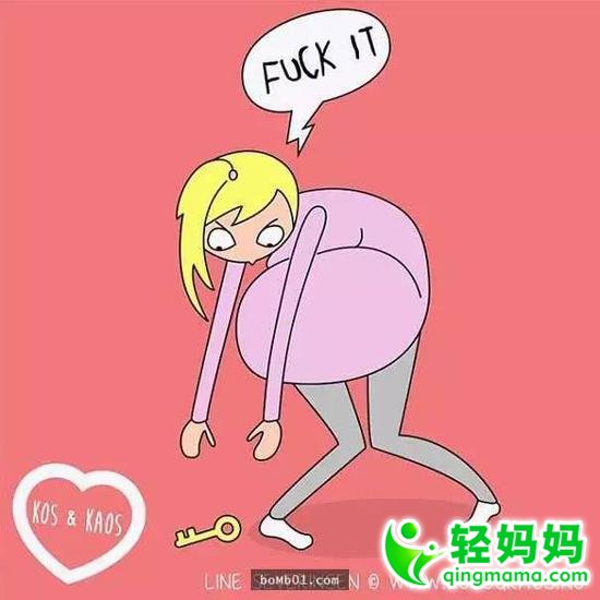 24张插画还原女人怀孕时的心路历程,【你是笑着看还是哭着看?】 24张插画还原女人怀孕时的心路历程