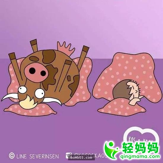 24张插画还原女人怀孕时的心路历程,【你是笑着看还是哭着看?】 24张插画还原女人怀孕时的心路历程