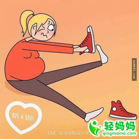 24张插画还原女人怀孕时的心路历程,【你是笑着看还是哭着看?】 24张插画还原女人怀孕时的心路历程