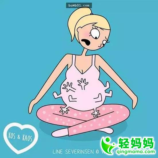 24张插画还原女人怀孕时的心路历程,【你是笑着看还是哭着看?】 24张插画还原女人怀孕时的心路历程