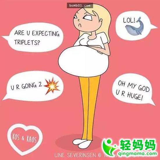 24张插画还原女人怀孕时的心路历程,【你是笑着看还是哭着看?】 24张插画还原女人怀孕时的心路历程