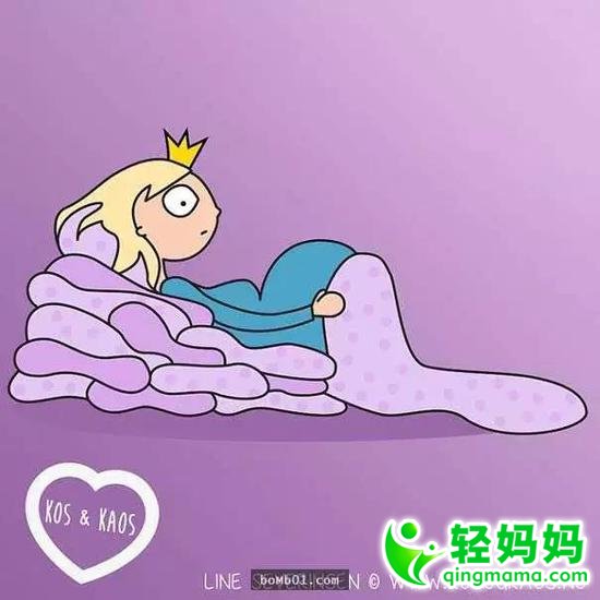 24张插画还原女人怀孕时的心路历程,【你是笑着看还是哭着看?】 24张插画还原女人怀孕时的心路历程