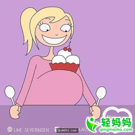 24张插画还原女人怀孕时的心路历程,【你是笑着看还是哭着看?】 24张插画还原女人怀孕时的心路历程