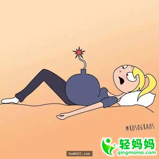 24张插画还原女人怀孕时的心路历程,【你是笑着看还是哭着看?】 24张插画还原女人怀孕时的心路历程